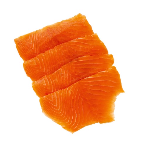 Truite fumée en tranche