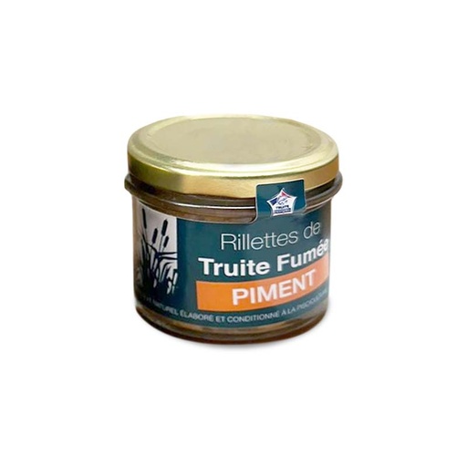 Rillettes de truite au piment 100g