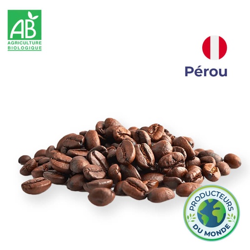 Café Arabica Bio du Pérou en grains