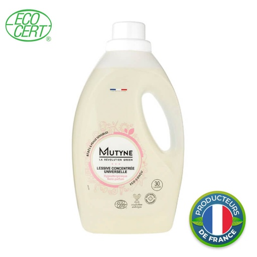 Lessive liquide Hypoallergénique - Peaux sensibles et bébés