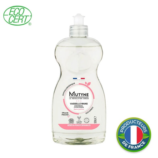 Liquide vaisselle main - hypoallergénique