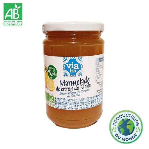 Marmelade Bio Citron de Sicile
