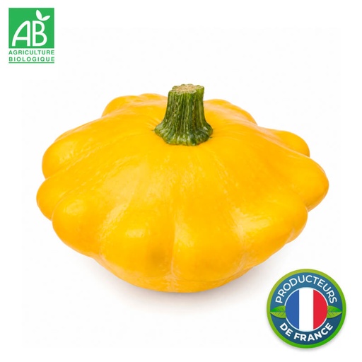 Courge Pâtisson jaune Bio