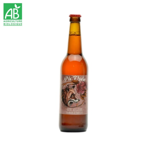 Bière Blanche Hibiscus La Pic'osée Bio 75cl