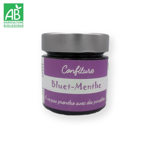 Confiture Bluet-Menthe bio