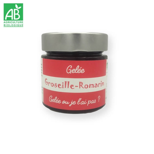 Confiture Groseille/Romarin Bio