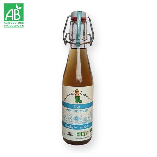 Sirop Menthe poivrée bio