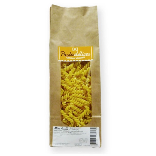 Pâtes sèches Mini fusilli Natures