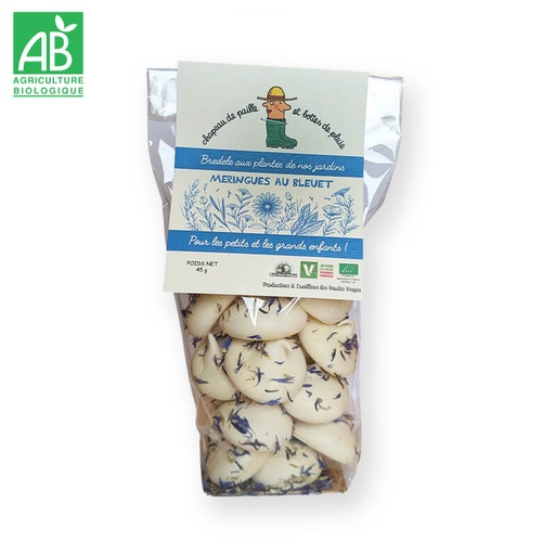 Meringues au bluet Bio