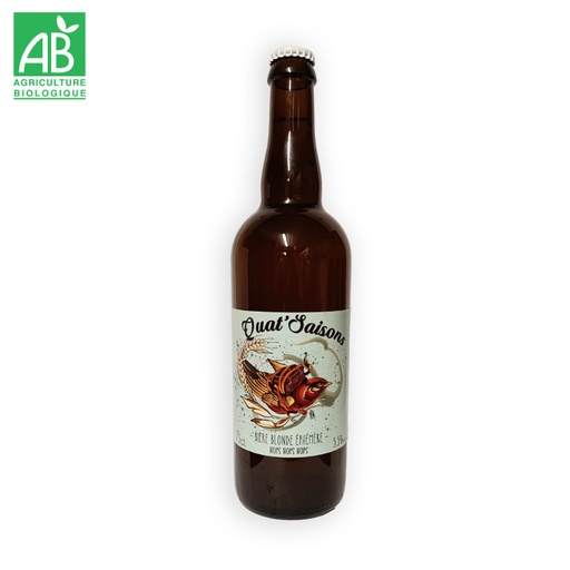 Bière Blonde Ephémère Quat'Saison bio