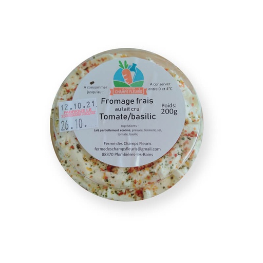 Fromage frais Tomate / Basilic