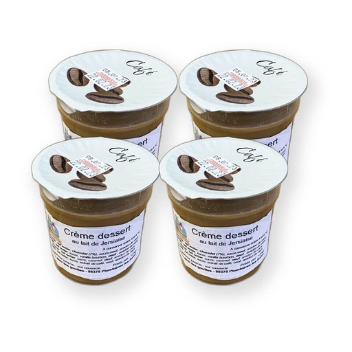 Crème dessert Café x 4