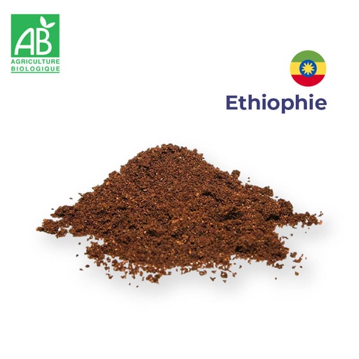Café Ethiopie Moulu Bio
