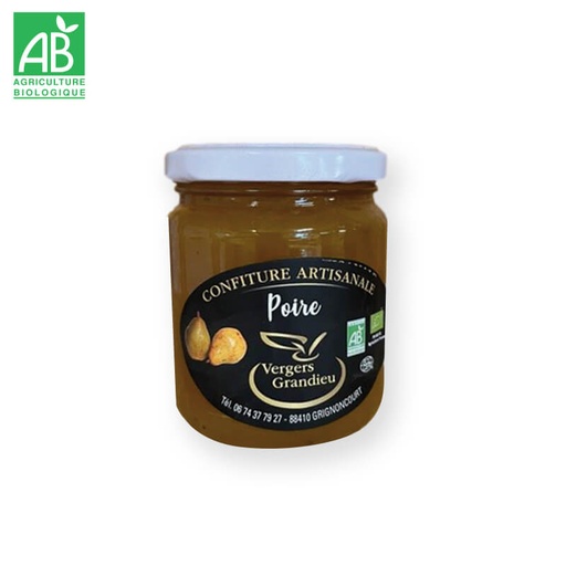 Confiture de Poire Bio