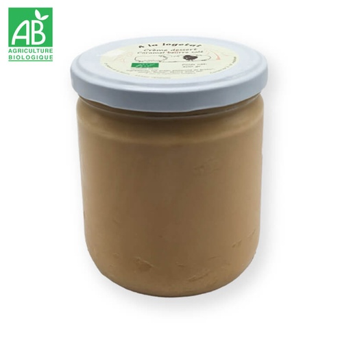 Crème dessert caramel beurre salé de brebis Bio