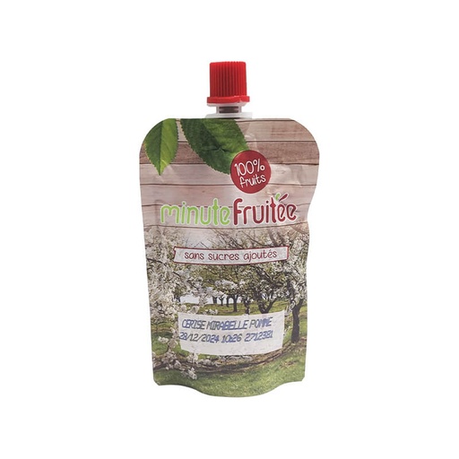 Gourde de Compote Cerise/Mirabelle/Pomme 100g